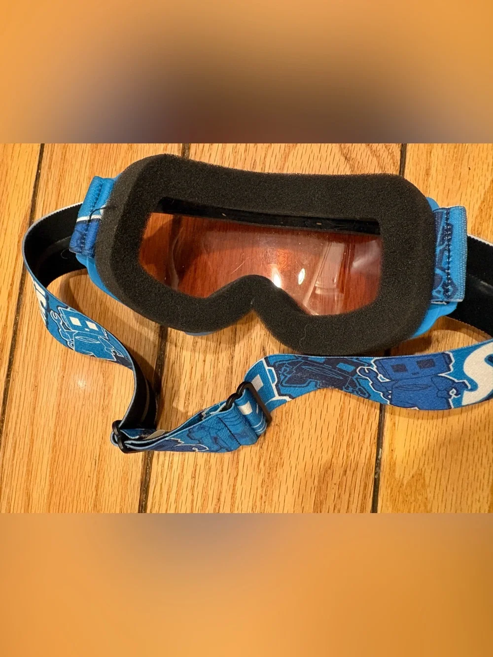 Smith Optics outdoor winter Youth Blue Snow Ski Goggles with Amber Lens